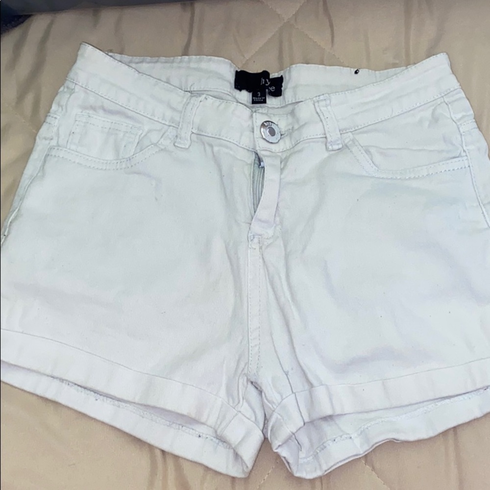 White Shorts